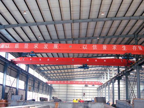 吳江通鑫建材有限公司5噸電動(dòng)單梁起重機(jī)